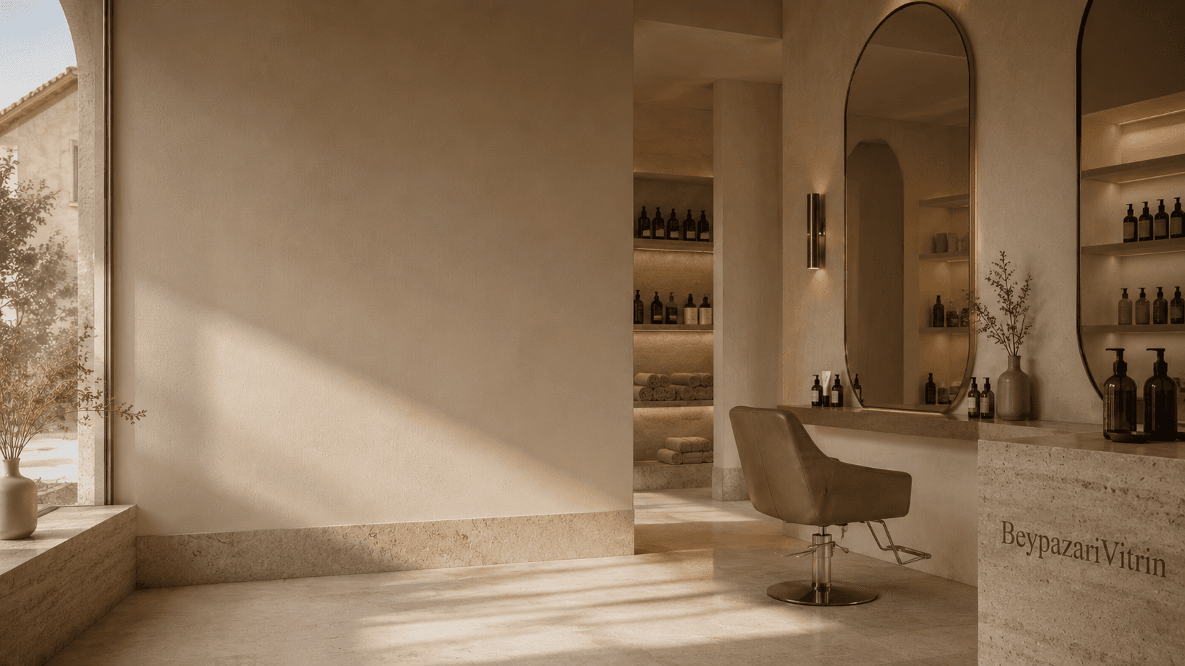 Salon detayı